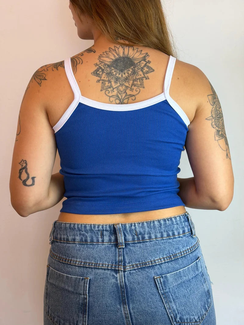 Cropped Brasil Azul