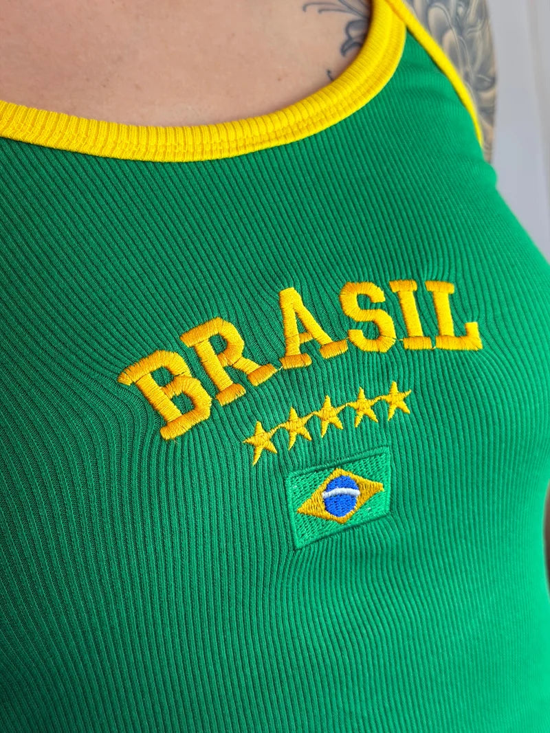 Cropped Brasil Verde